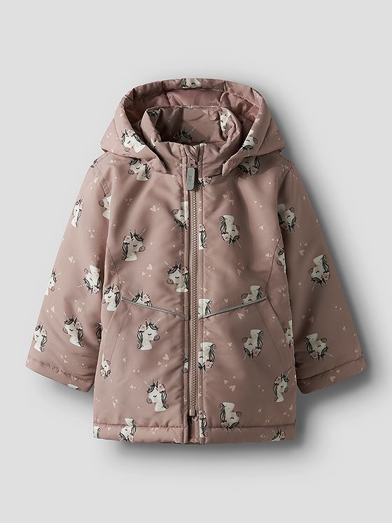 Name It Maxi Pa Jacket All Over Print Woodrose