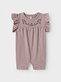 Name It Jilla Short Sleeve Sunsuit Purple Dove