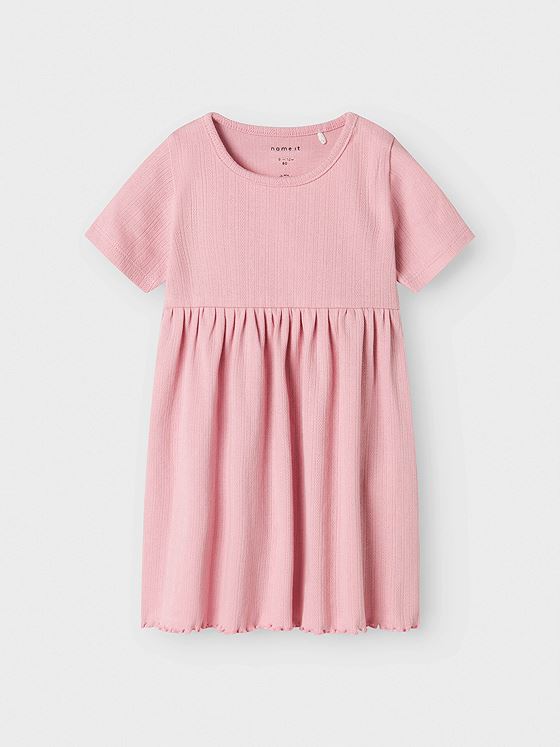 Name It Halley Short Sleeve Dress Cameo Pink