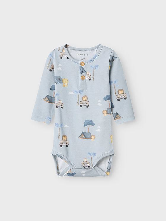 Name It Help Mini Long Sleeve Body Pearl Blue
