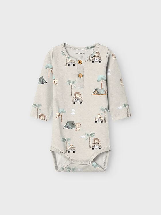 Name It Help Mini Long Sleeve Body Peyote Melange