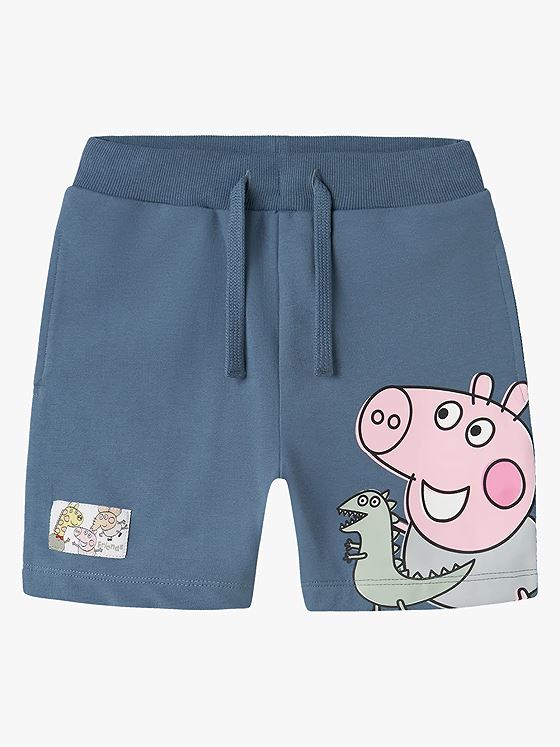 Name It Art Peppa L Sweat Shorts Blue Mirage