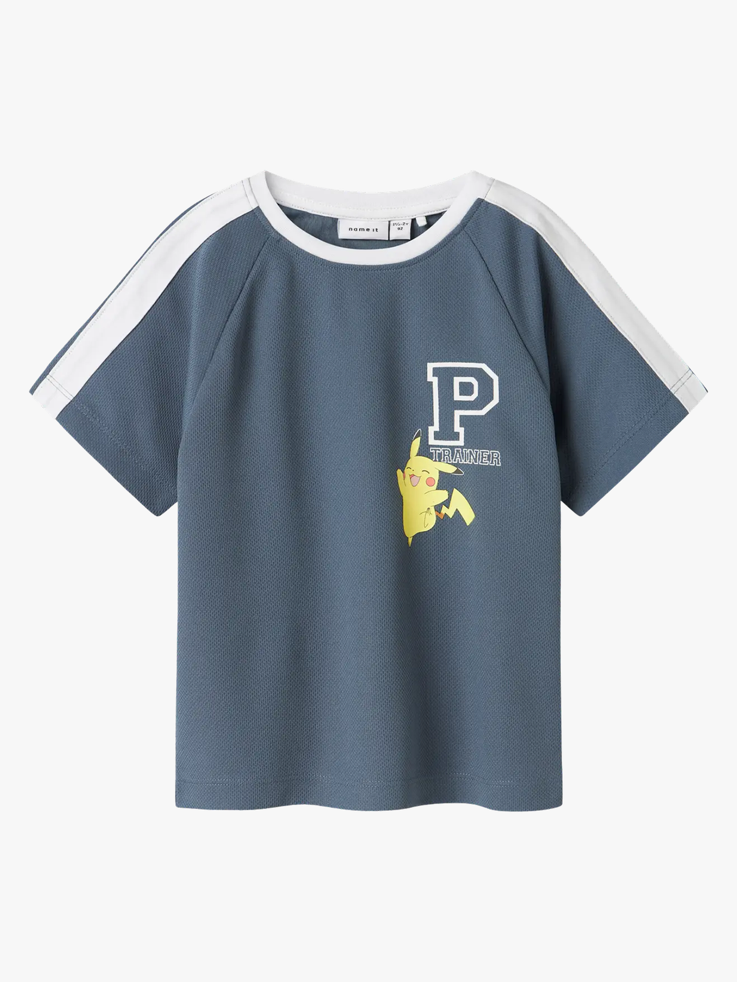 Name It Manak Pokemon Short Sleeve Poly Top Sky Blue Mirage