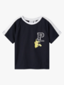 Name It Manak Pokemon Short Sleeve Poly Top Sky Navy Blazer