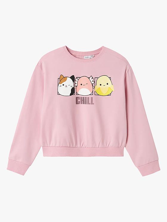 Name It Momira Squish Short Sweat Cameo Pink