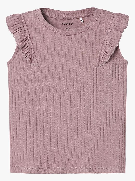 Name It Jessia Cap Top Purple Dove