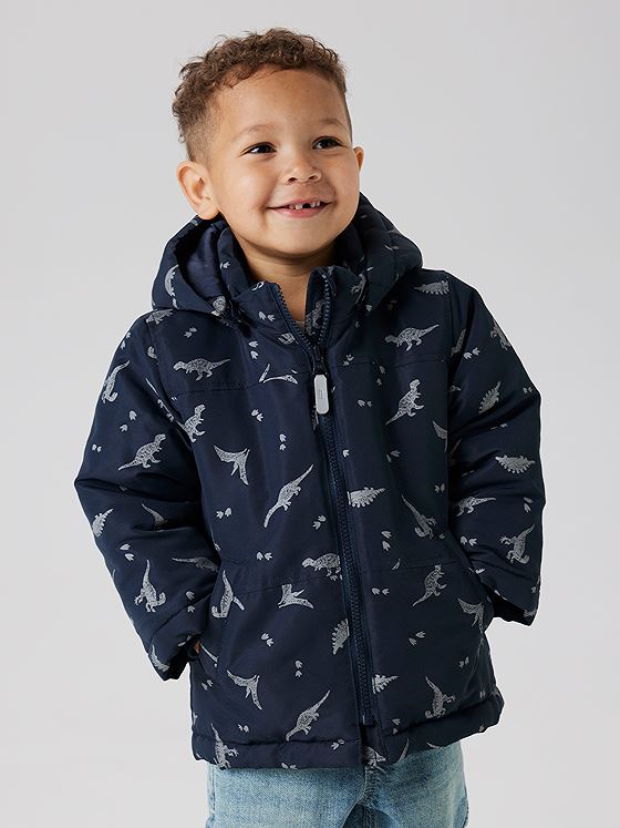 Name It Max Pa Jacket Ref Aop Dark Sapphire