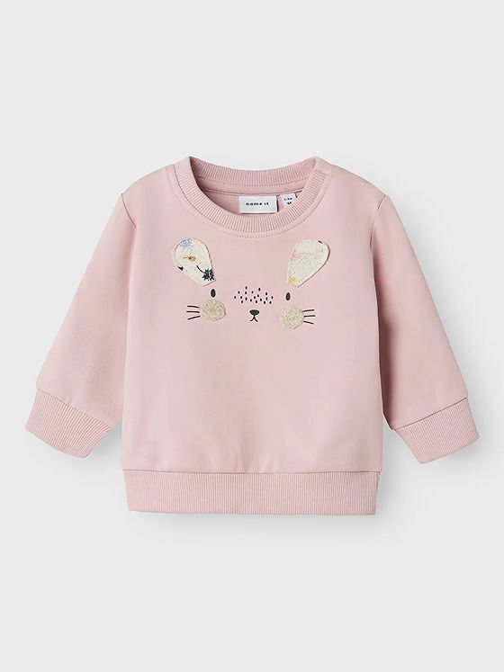 Name It Kleo Long Sleeve Sweat Box Unbrushed Burnished Lilac