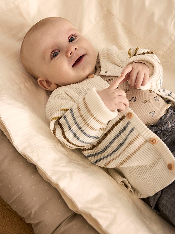 Name It Kosmic Long Sleeve Knit Card Cloud Dancer