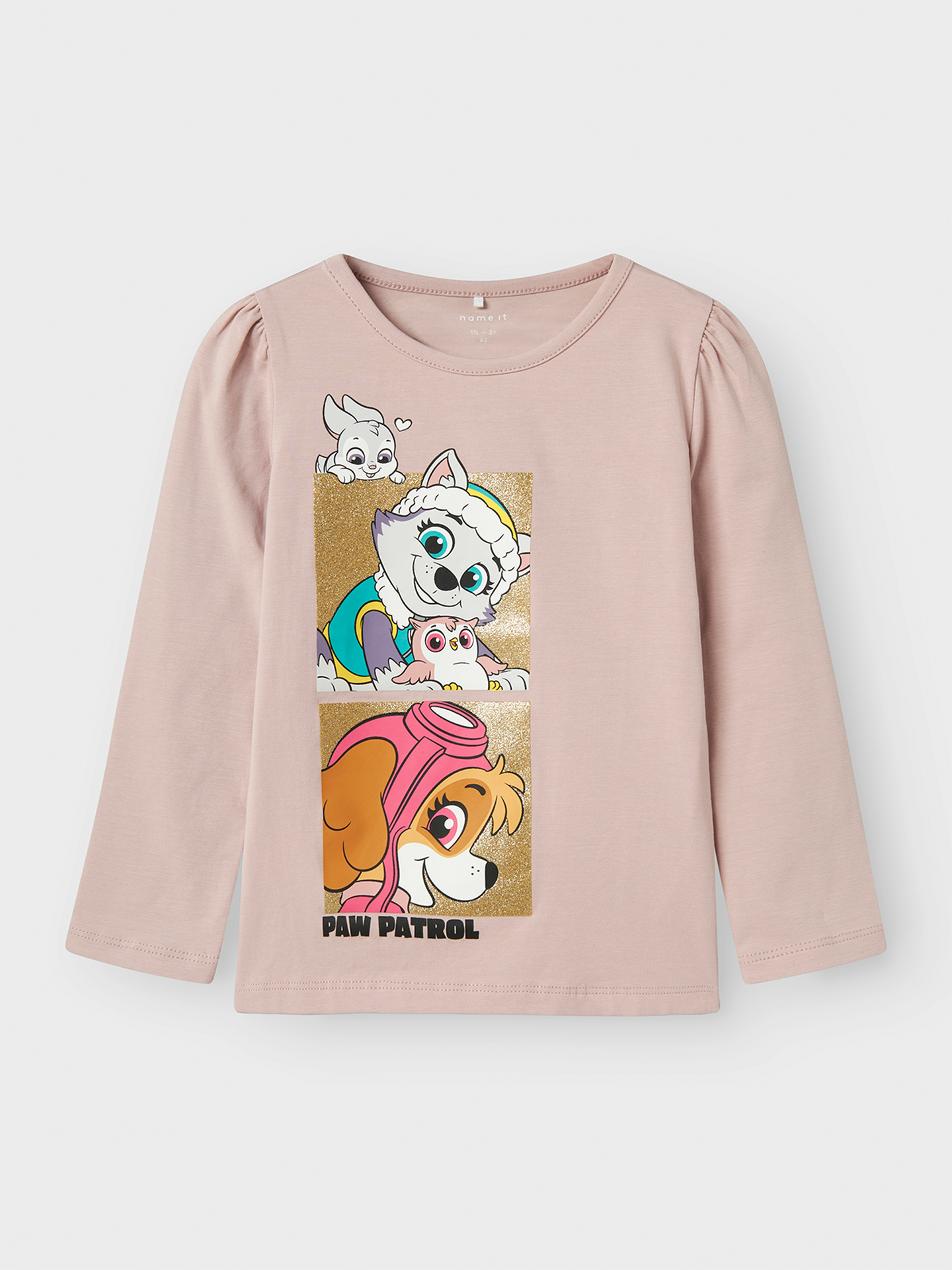 Name It Joana Paw Long Sleeve Top Box Burnished lilac