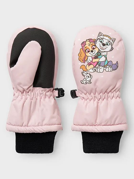 Name It Jikki Paw Mittens Burnished Lilac