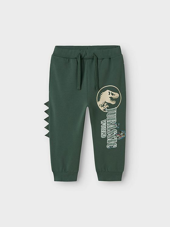 Name It Jaba Jurassic Pants Unbrushed Sky Garden Topiary
