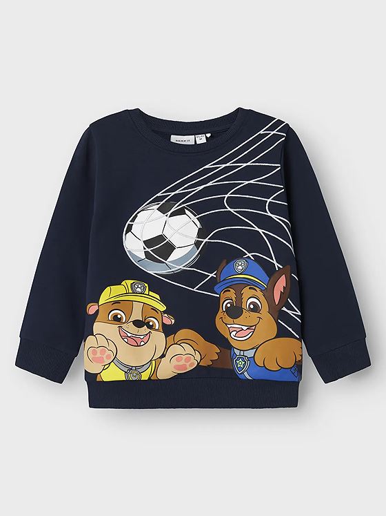 Name It Jaako Paw Sweat Unbrushed Navy Blazer