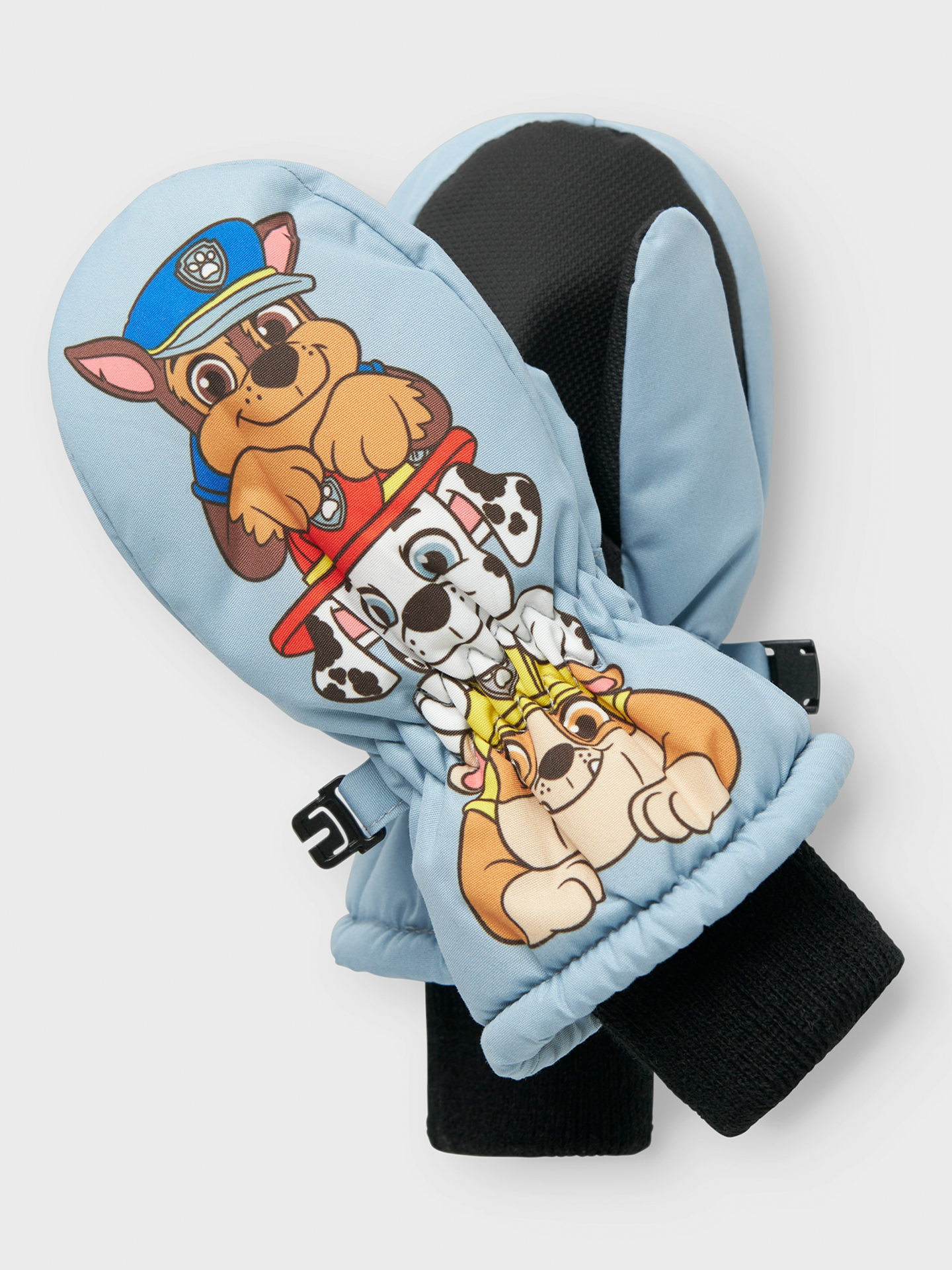 Name It Jonas Paw Mittens Dusty Blue