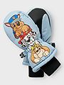Name It Jonas Paw Mittens Dusty Blue