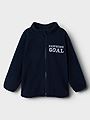 Name It Johan Paw Fleece Zip Navy Blazer