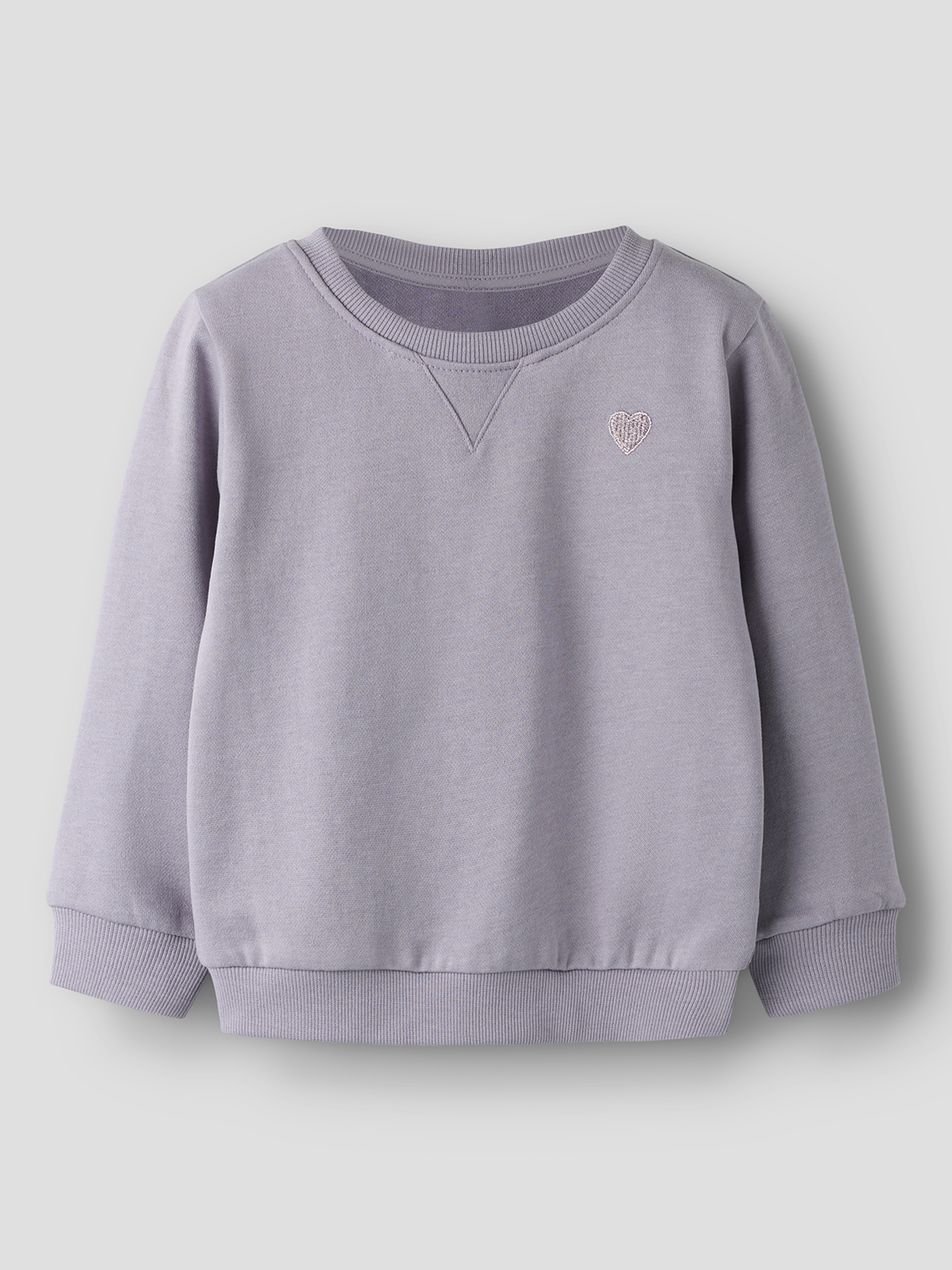 Name It Vima Long Sleeve Sweat Brushed Lavender Gray