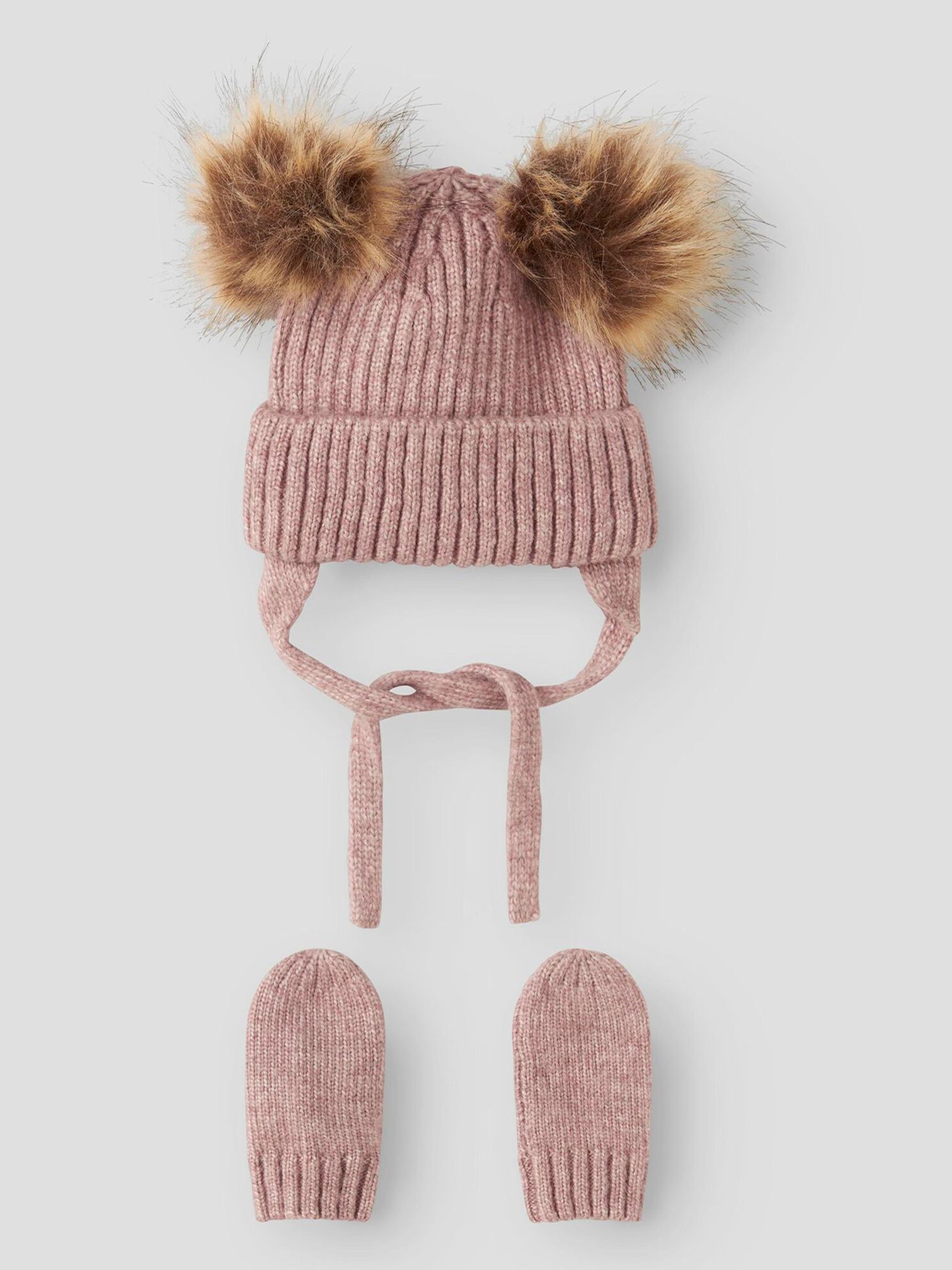 Name It Mora Knit Set Woodrose