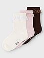 Name It Locka 3P Sock Burnished Lilac