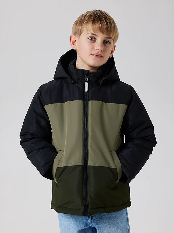 Name It Max Pa Jacket Block Dusty Olive