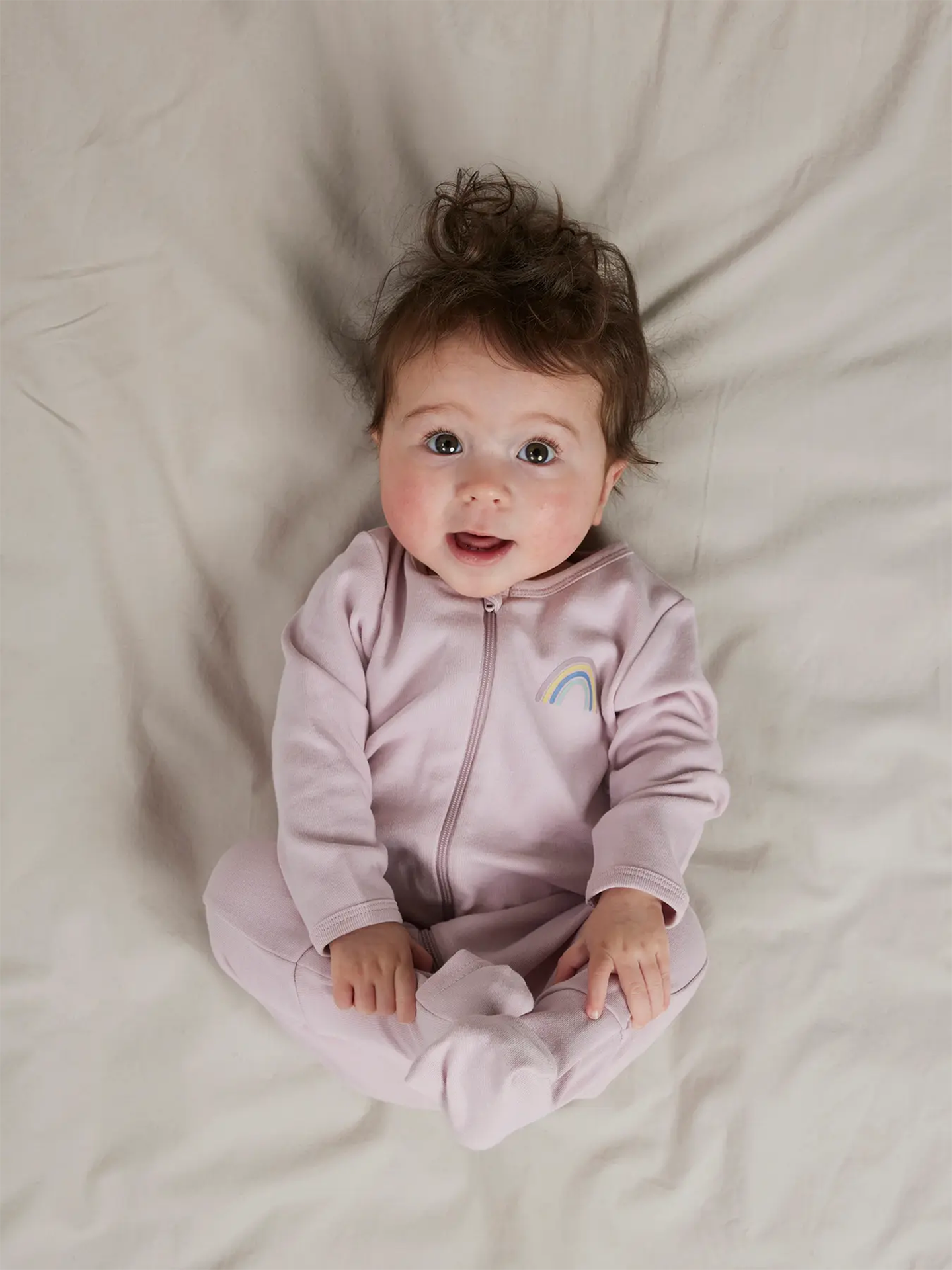 Name It Nightsuit 2-Pack Zip Jet Rainbow Jet Stream w/ Burnished Lilac