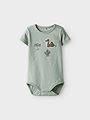 Name It Juke Short Sleeve Body Box Aqua Gray