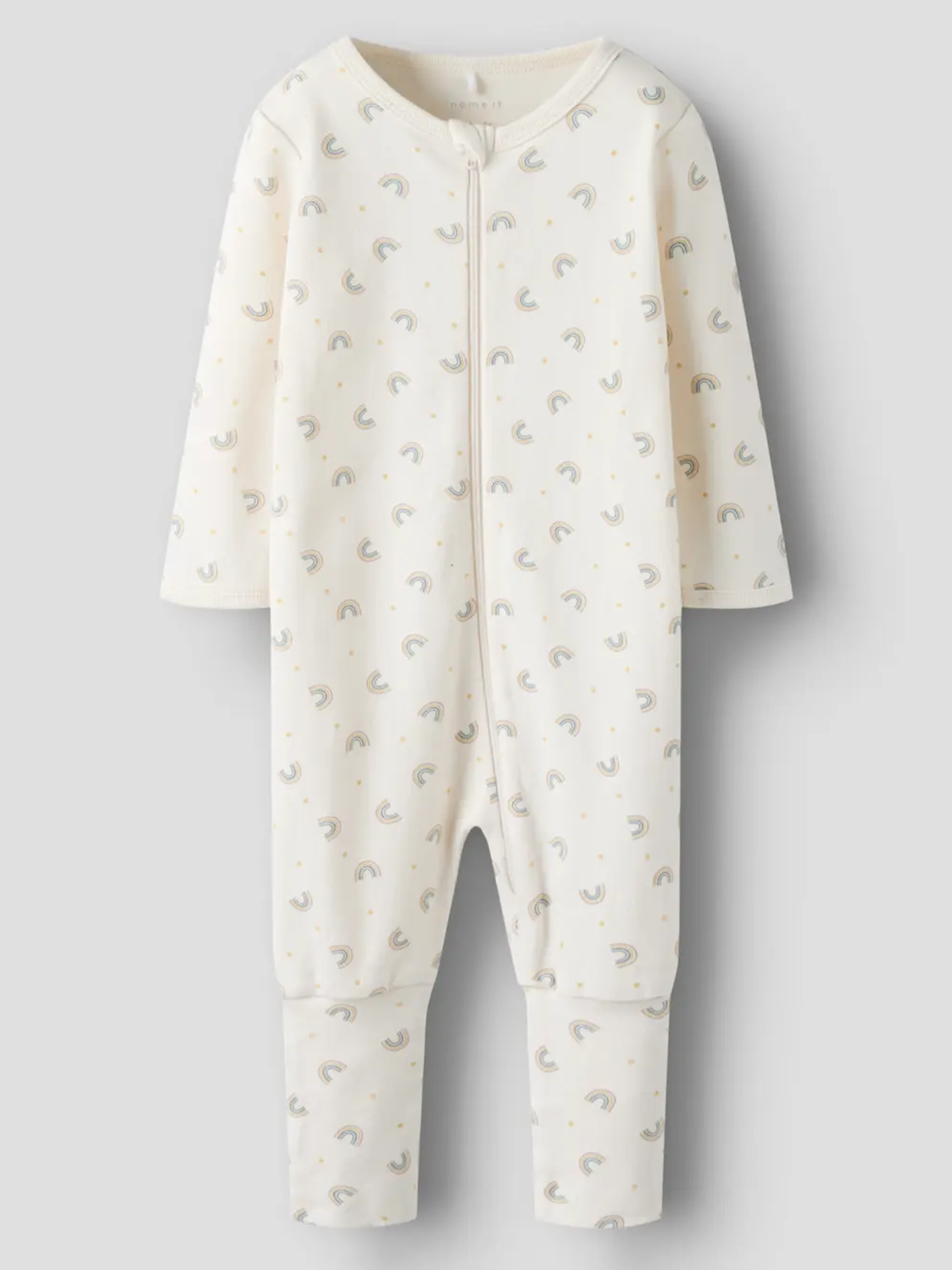 Name It Nightsuit Zip Jet Rainbow Jet Stream