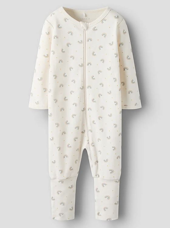 Name It Nightsuit Zip Jet Rainbow Jet Stream
