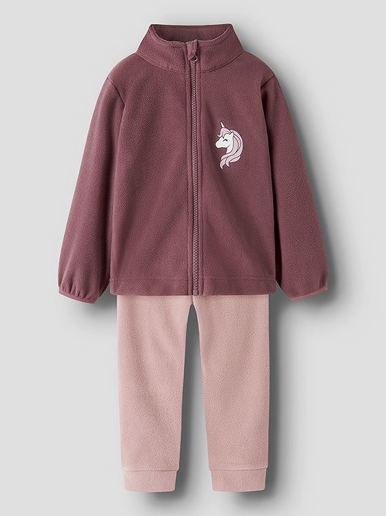 Name It Spektra Fleece Combi Set Rose Brown