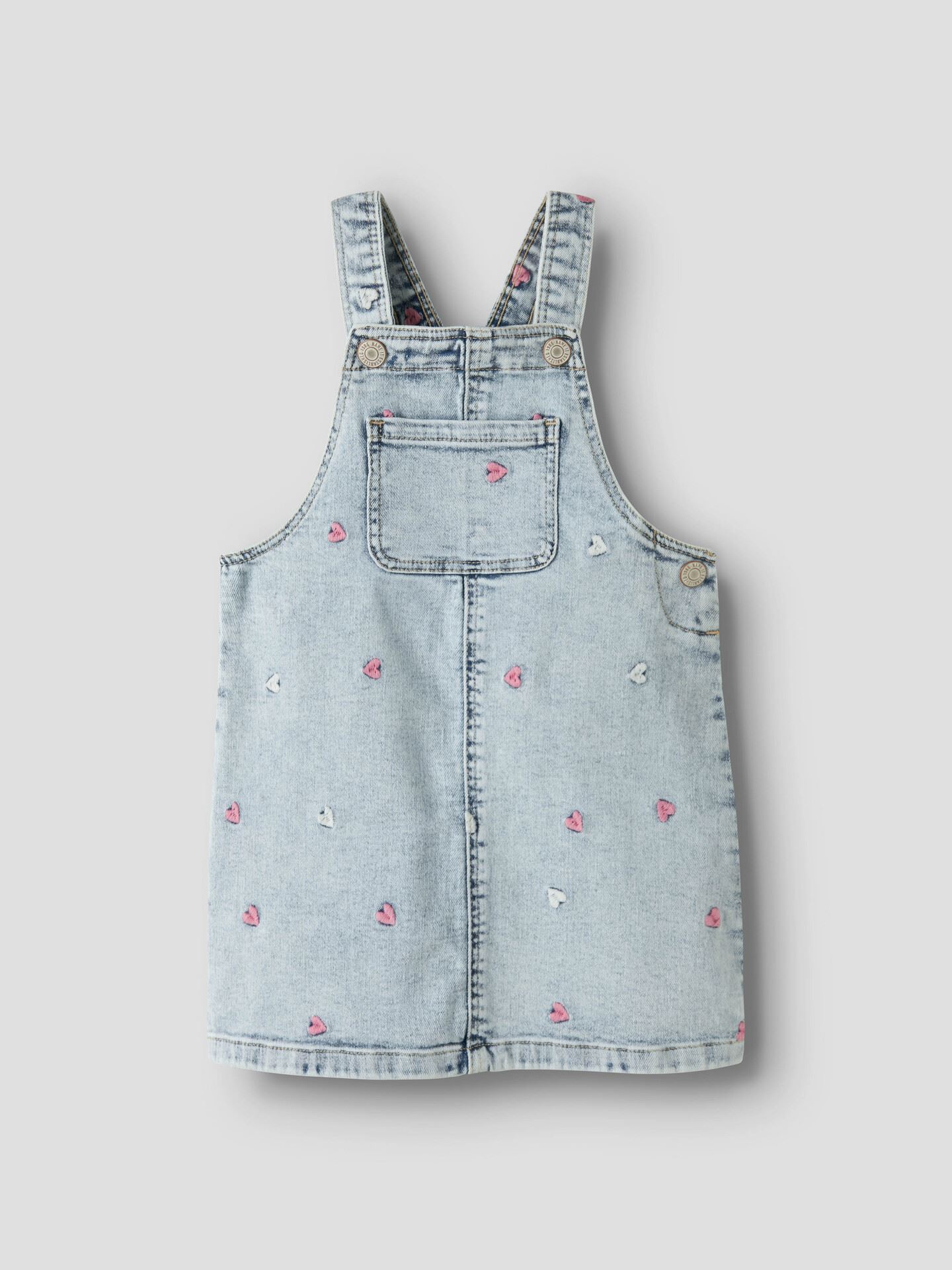 Name It Elina Denim Embroidery Spencer 2633 Light Blue Bleached Denim