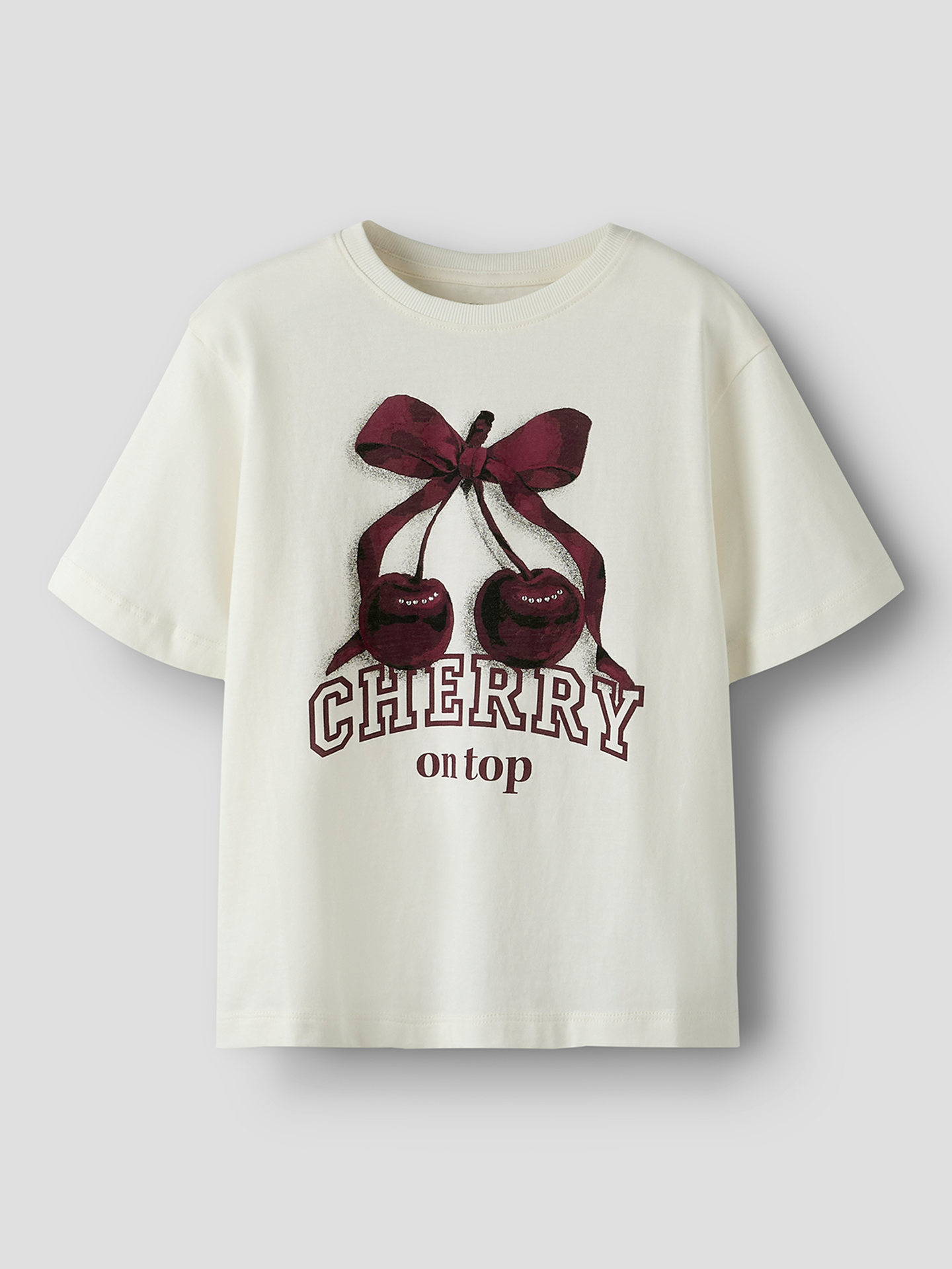 Name It Line Short Sleeve Top Jet Stream