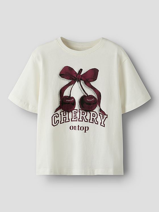 Name It Line Short Sleeve Top Jet Stream