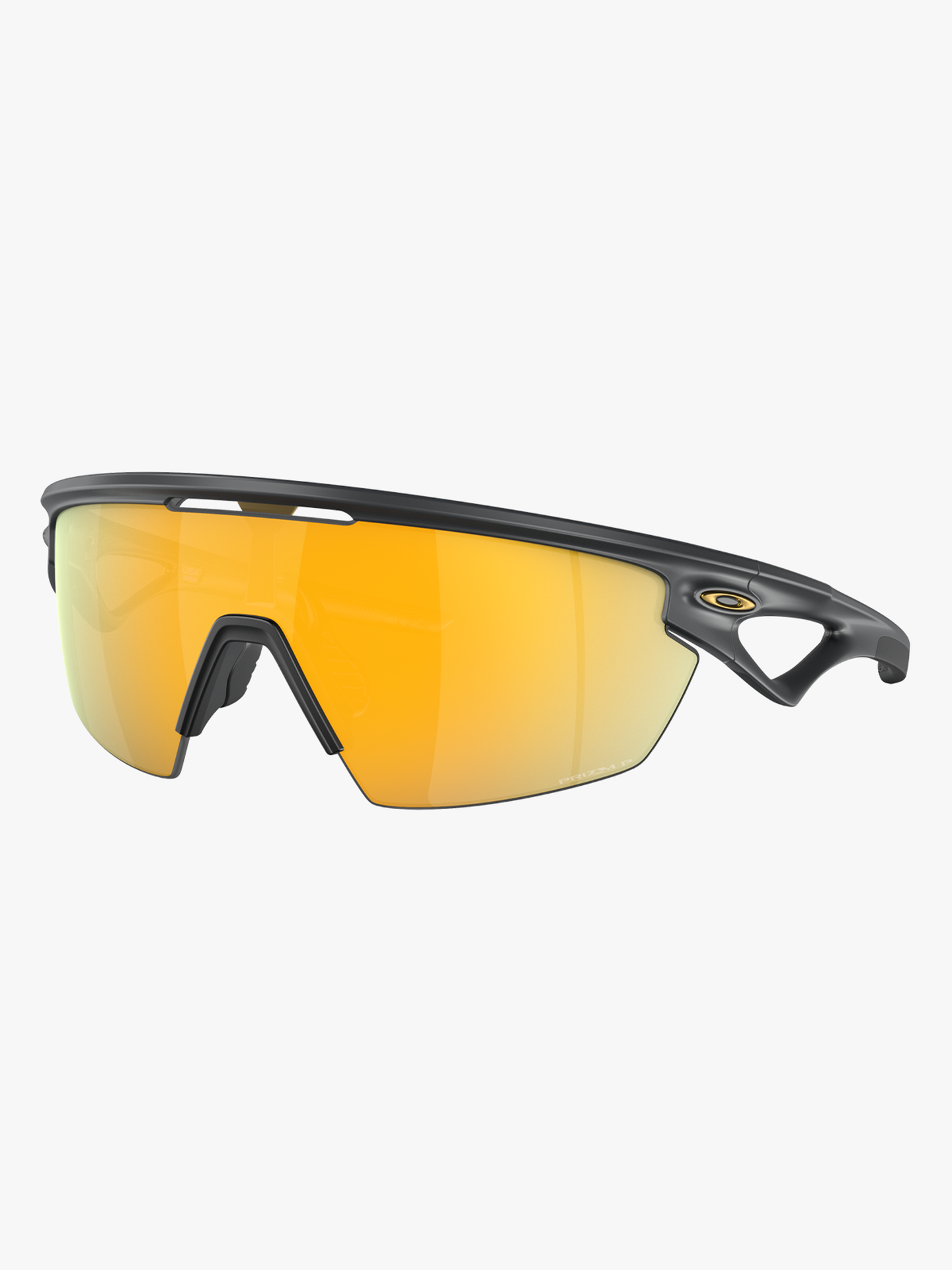 Oakley Sphaera Polarized Brilleglass: Prizm 24k Polarized / Innfatning: Matte Carbon