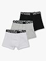 Only & Sons Jr Fitz Bold Logo Boxer 3-Pack Black