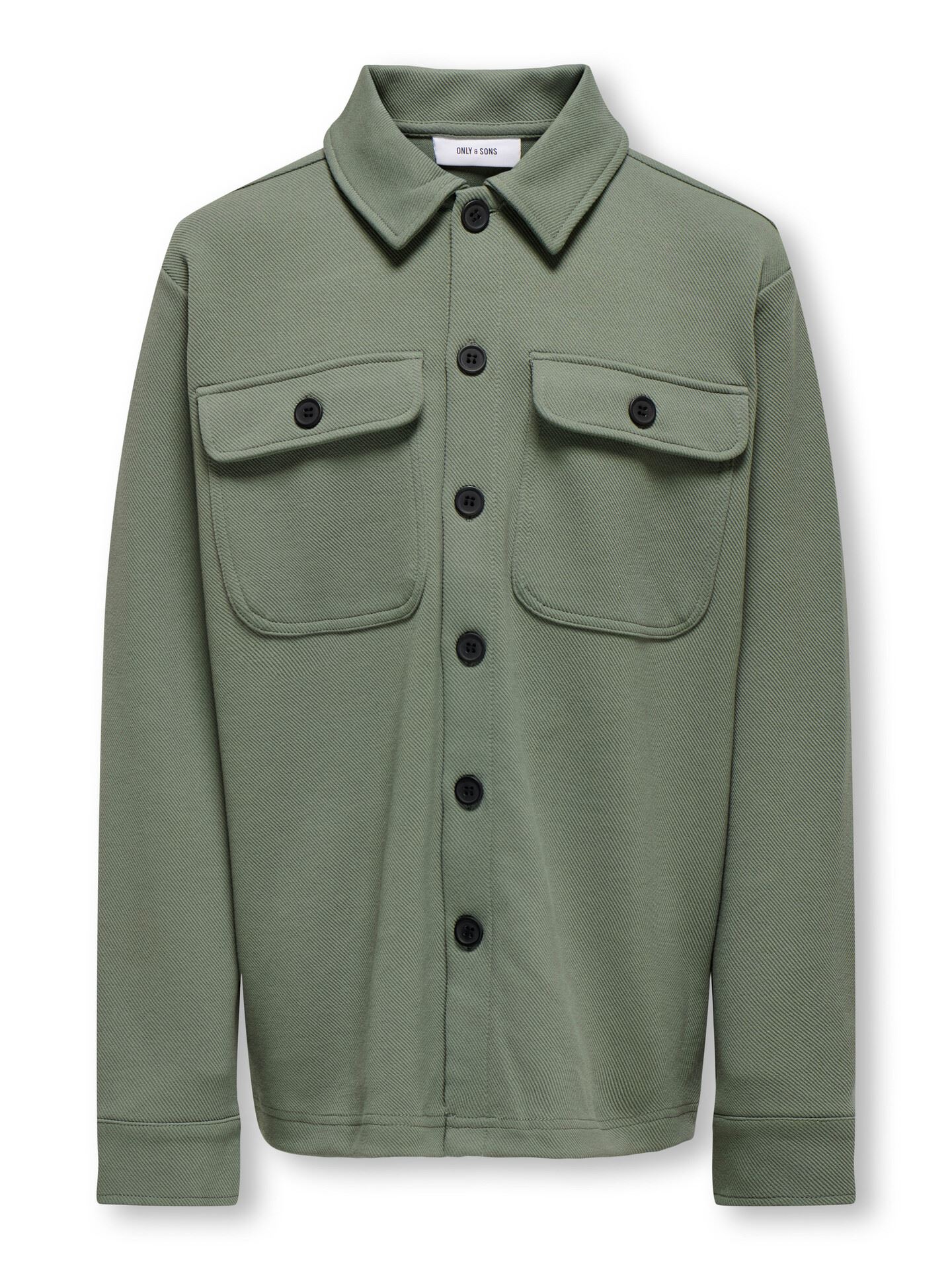 Only & Sons Jr New Kodyl Overshirt Sweat Castor Gray