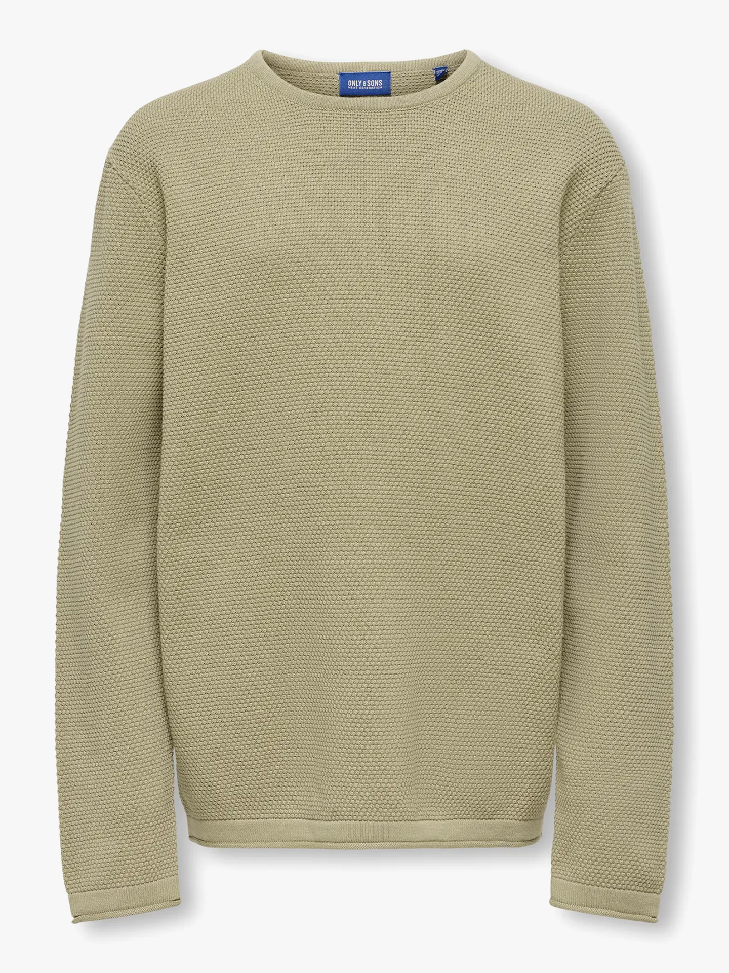 Only & Sons Jr Panter Reg Crew Knit Chinchilla