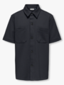 Only & Sons Jr Newkodyl Short Sleeve Shirt Sweat Dark Navy