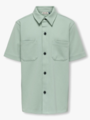 Only & Sons Jr Newkodyl Short Sleeve Shirt Sweat Iceberg Green