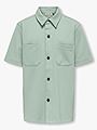 Only & Sons Jr Newkodyl Short Sleeve Shirt Sweat Iceberg Green