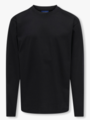 Only & Sons Jr Fred Life Loose Long Sleeve Tee Jrs Black