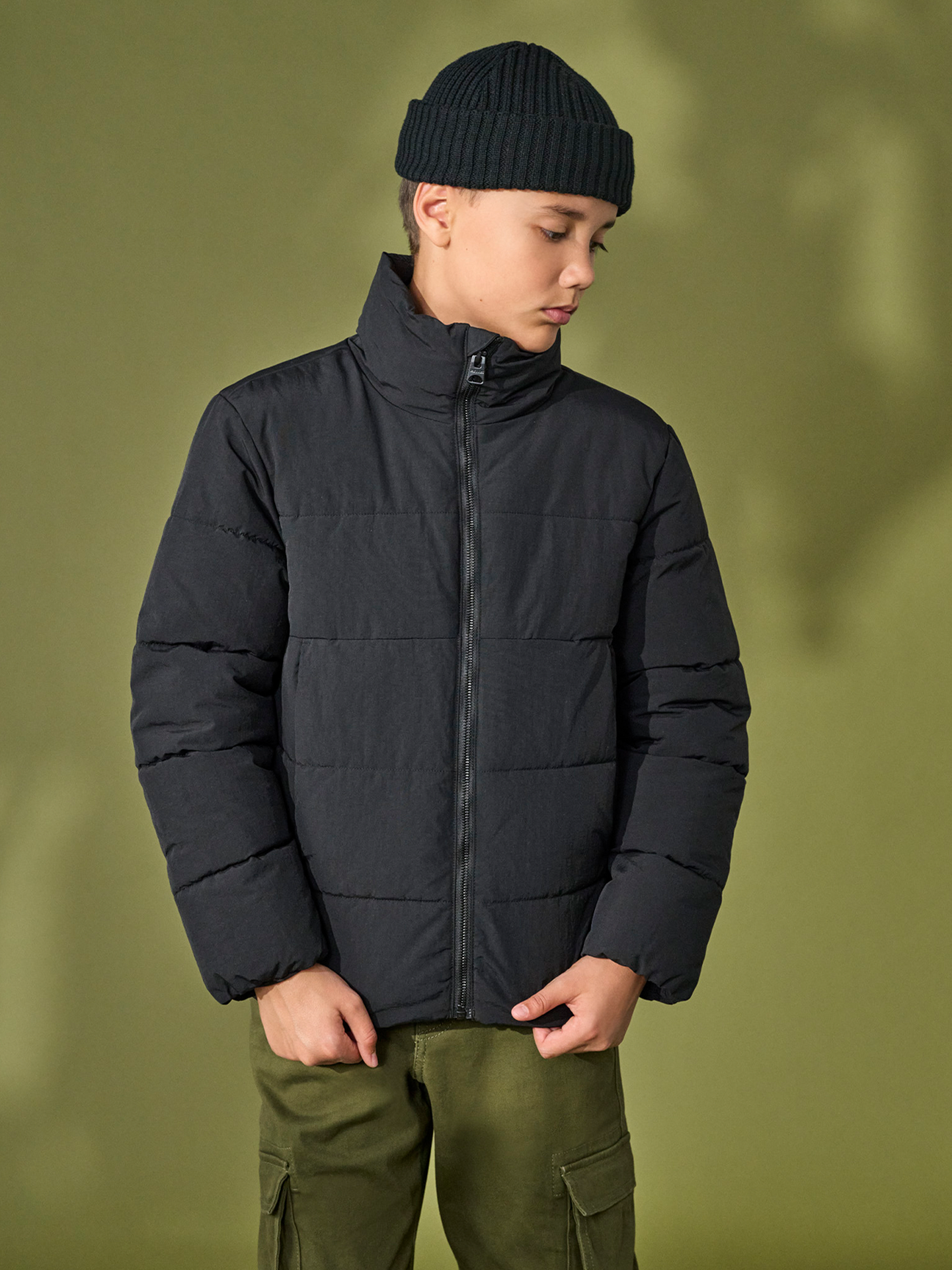 Only & Sons Jr Global Puffer Jacket Black