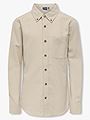 Only & Sons Jr Gudmund Slim 1-Pkt Shirt Woven Silver Lining