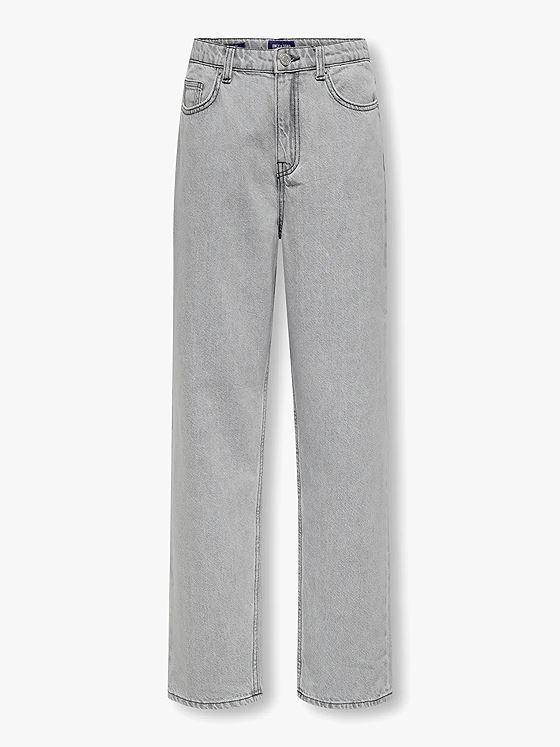 Only & Sons Jr Fade Loose Pim Denim Light Grey Denim