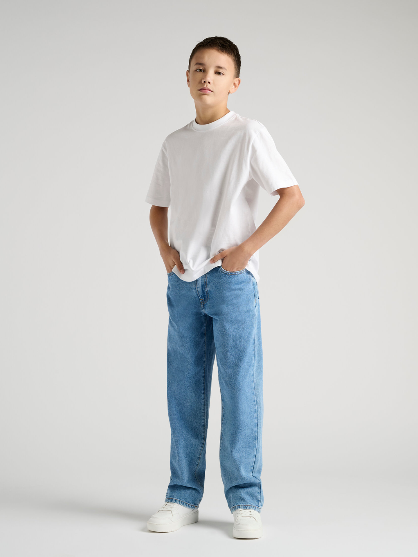 Only & Sons Jr Fade Loose Pim Denim Light Blue Denim