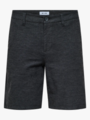 Only & Sons Mark Cotton Linen Shorts Black