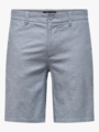 Only & Sons Mark Cotton Linen Shorts Flint Stone