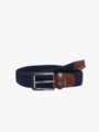 Only & Sons Linus Braided Solid Belt Dark Navy