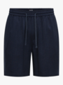 Only & Sons Tel Viscose Lin Shorts Dark Navy