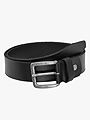 Only & Sons Carter Medium Leather Belt Black