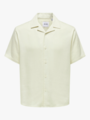 Only & Sons Kari Resort Short Sleeve Shirt White